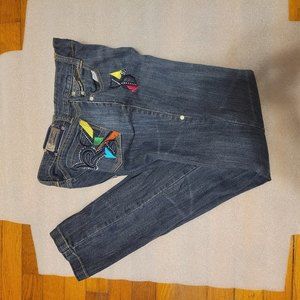 Womens Rocawear dark wash straight leg Jeans Size 9